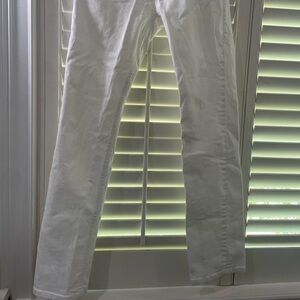 Cabi white denim jeans